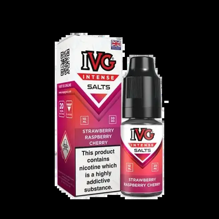 IVG Intense Salts Strawberry Raspberry Cherry Nic Salt