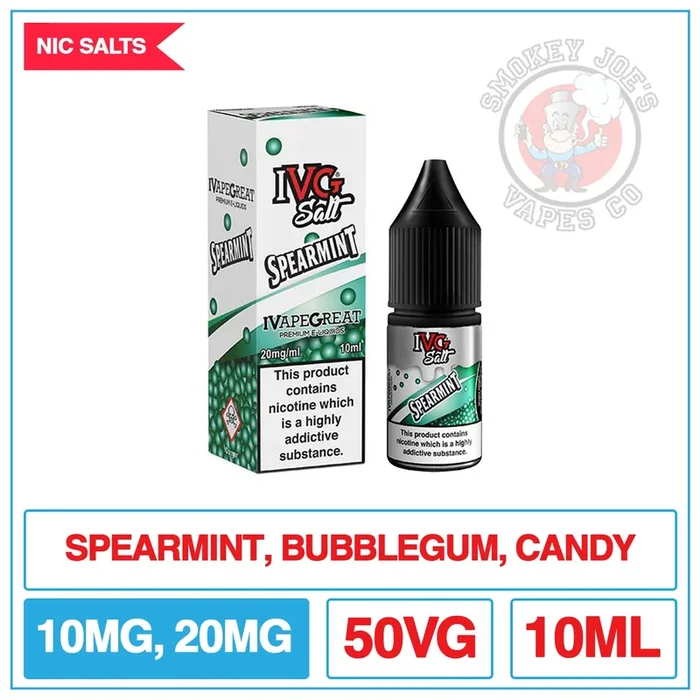 IVG Nic Salt – Spearmint