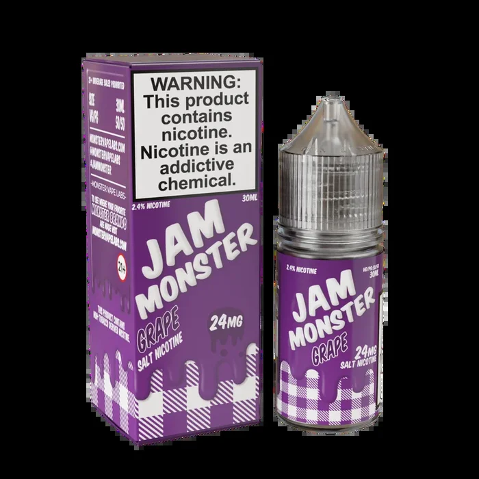 Jam Monster Salt – Grape – 30ML E-Liquid