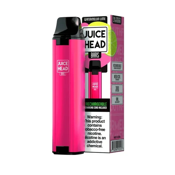 Juice Head Bars Disposable – Watermelon Lime [3000 puffs] CLEARANCE
