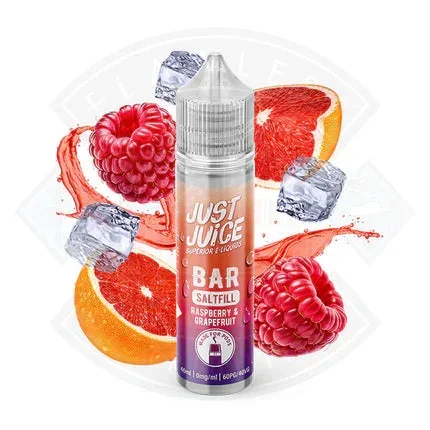 Just Juice Bar – Raspberry & Grapefruit 40ml 0mg Shortfill E-Liquid
