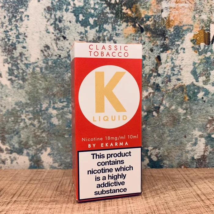K Liquid Classic Tobacco 18mg