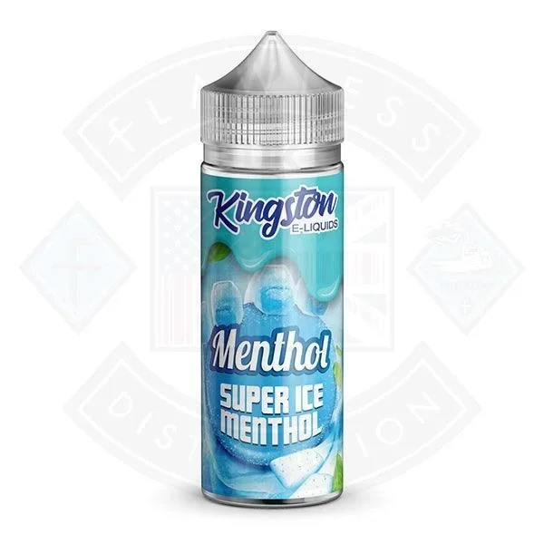 Kingston Menthol Super Ice Menthol 0mg 100ml 70/30 Shortfill Vape E-Liquid