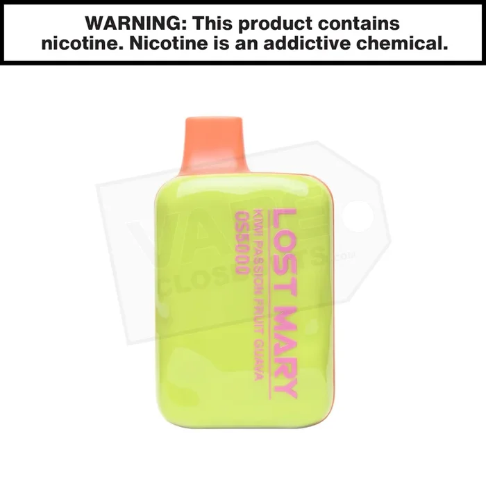 Kiwi Passion Fruit Guava Lost Mary OS5000 Disposable Vape