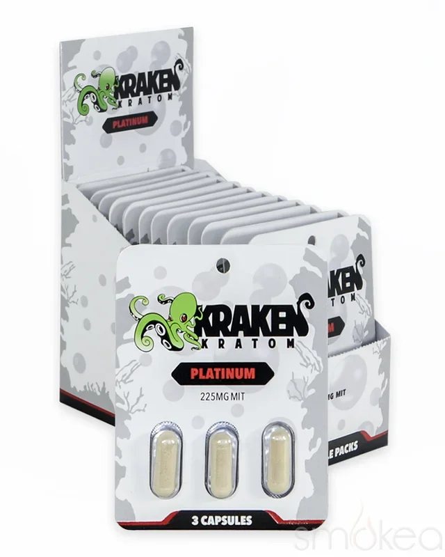 Kraken Kratom Platinum Capsules (3-Pack)