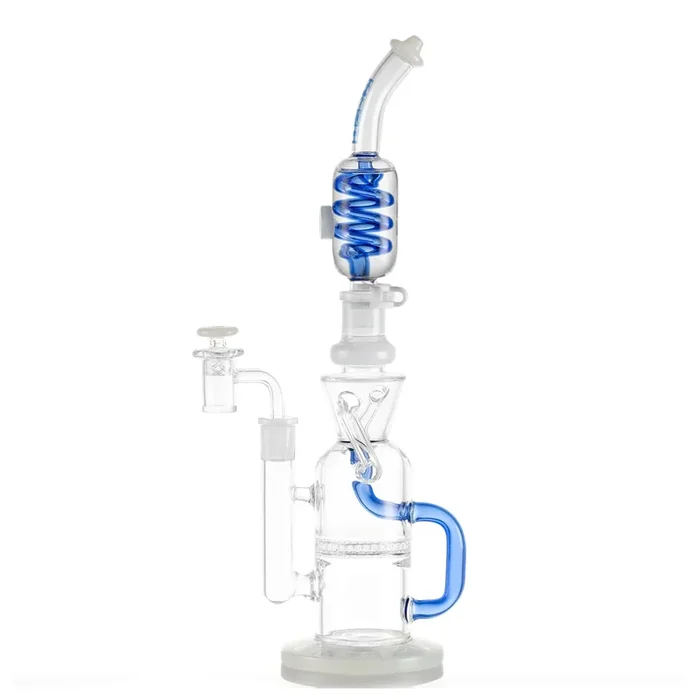 Kryo Glycerin Coil Recycler Dab Rig 14 “