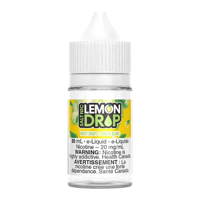 Lemon Drop Salt Nic E-Liquid – White Grape 30ml