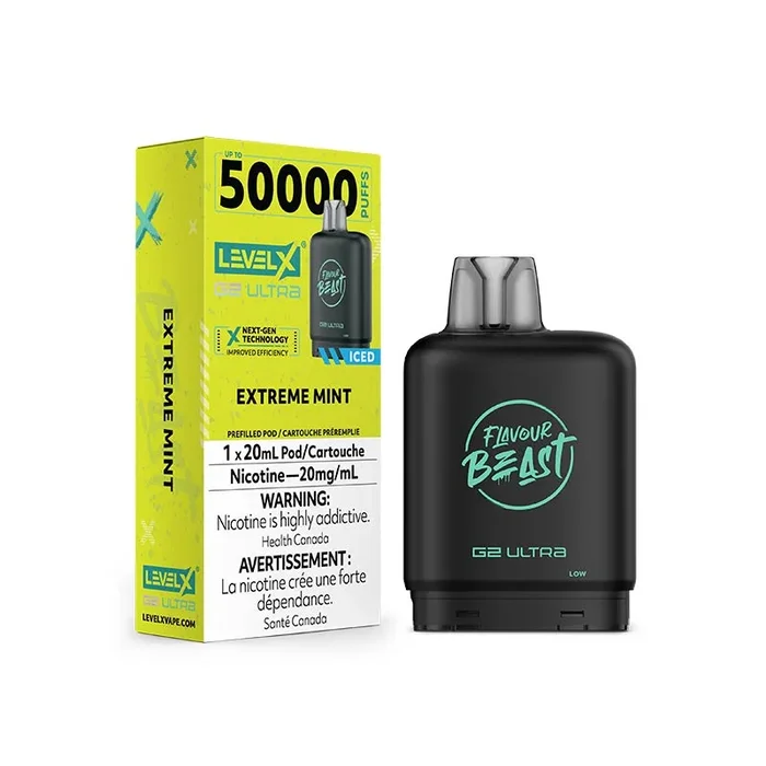 Level X G2 Ultra Pod – Flavour Beast – Extreme Mint Iced