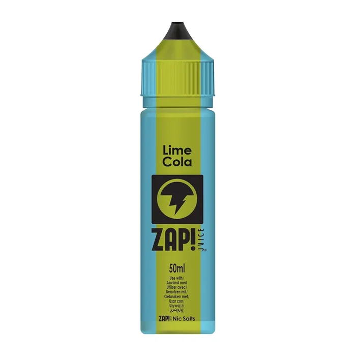 Lime Cola 50ml Shortfill E-liquid By Zap! Vintage Cola
