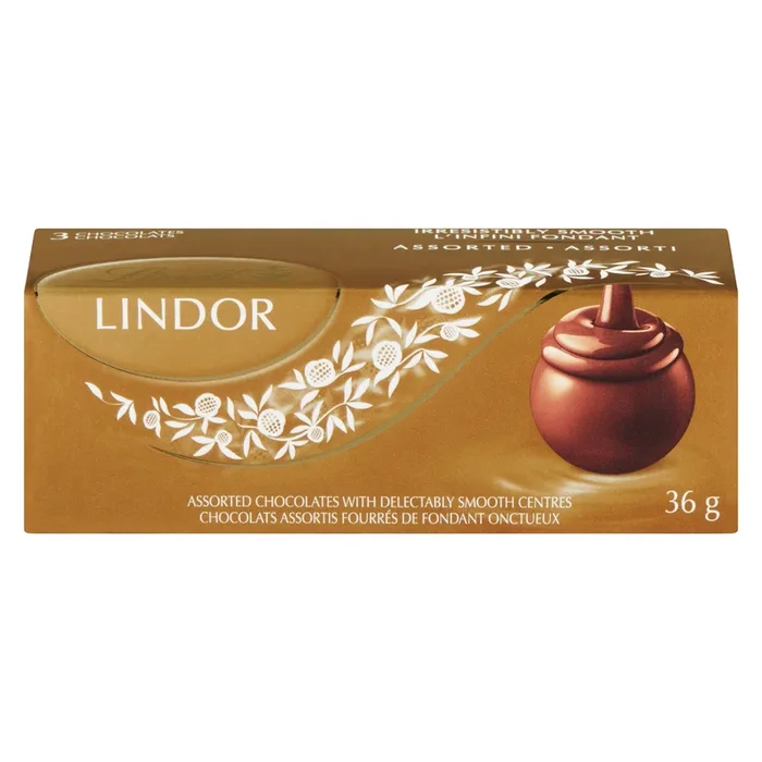 Lindt Lindor Assorted Chocolates, 3-Pack, 36 g