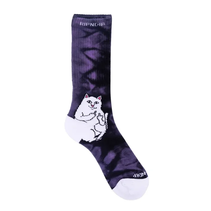Lord Nermal Socks (Purple Lightning)