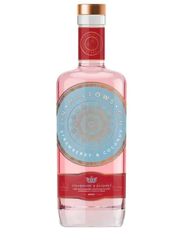 Mallows Strawberry & Coconut Gin, 70 cl