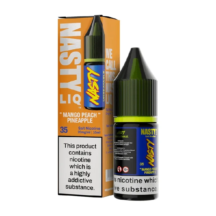 Mango, Peach & Pineapple Nastyliq Vape Juice by Nasty Juice