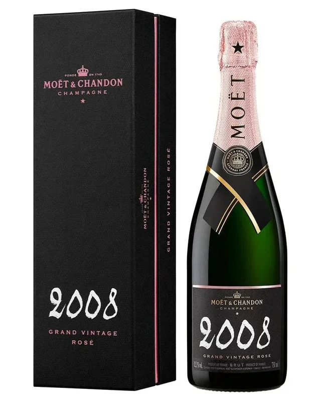 Moët & Chandon Grand Vintage Rosé 2008 Gift Box, 75 cl