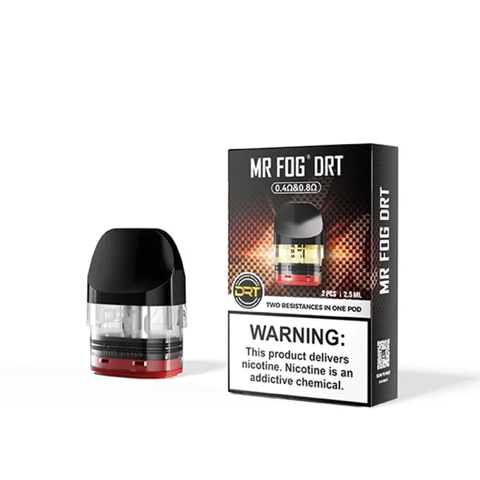 Mr Fog DRT Replacement Pod Cartridge 2.5ml (2pcs/pack)
