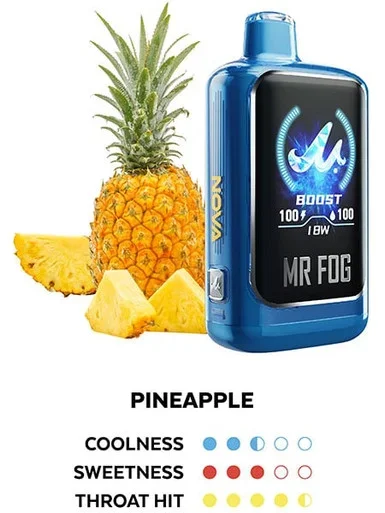 MR FOG NOVA PINEAPPLE 36K PUFFS (BLUE RAZZ STEEZY)