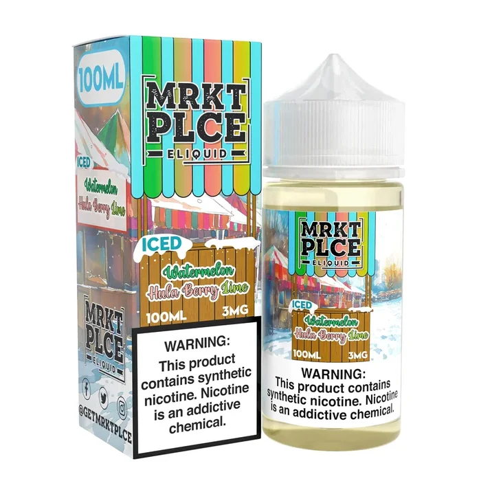 MRKTPLCE – ICED Watermelon Hula Berry Lime – 100ML E-Liquid