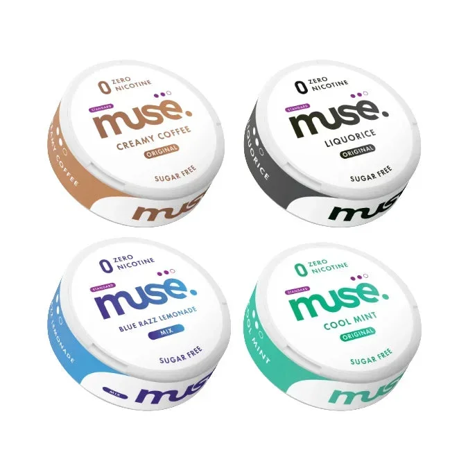 Muse Standard No Nic Pouches (UK Made) – 20 Pouches