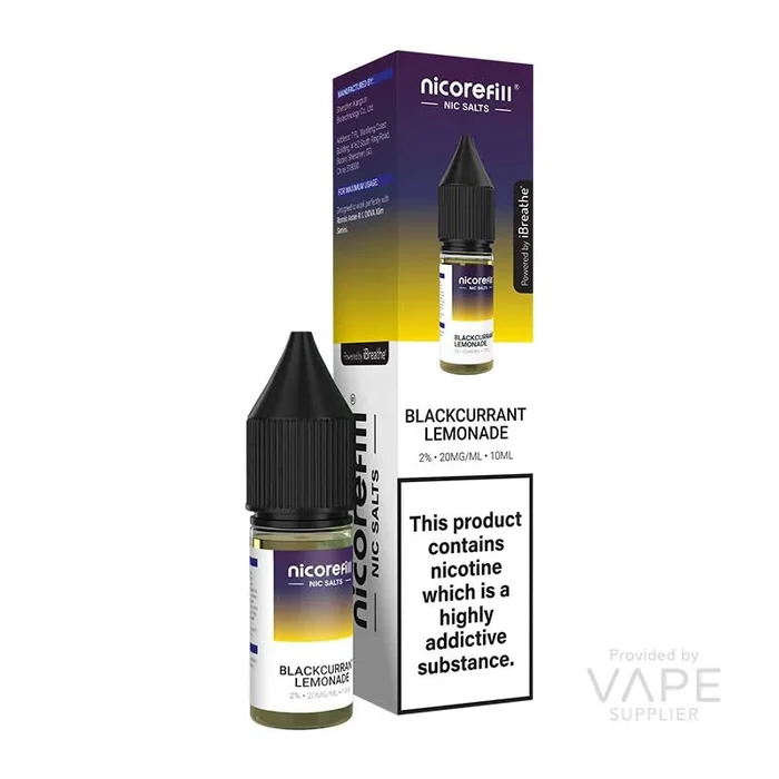 Nicorefill 10mg Nic Salts