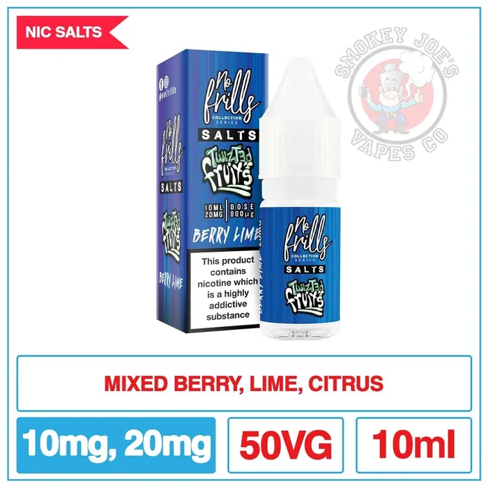 No Frills Salts – Twisted Fruits – Berry Lime