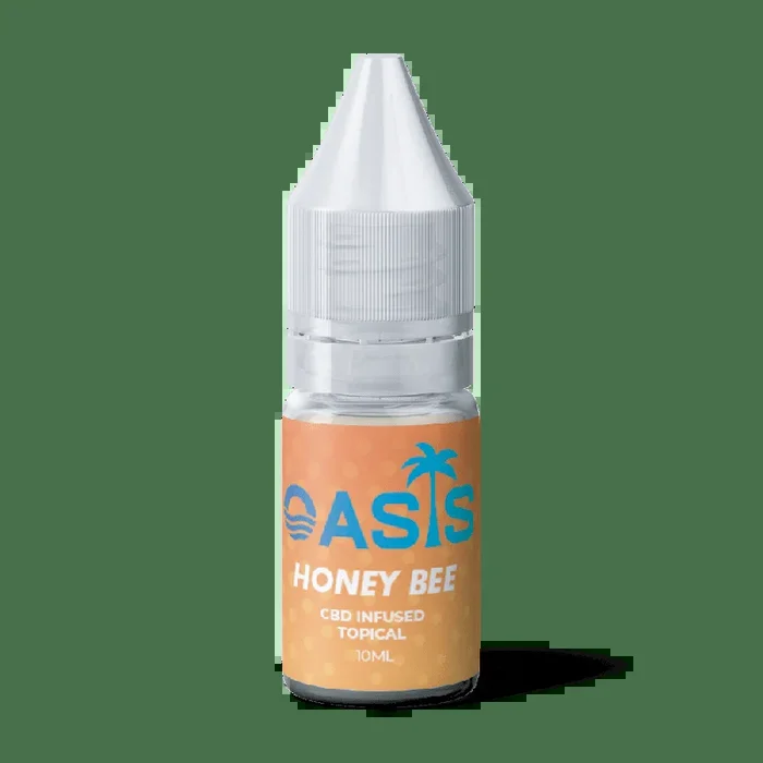 Oasis Honey Bee CBD Juice – 10 ML – CBD Infused Topical – Made in USA
