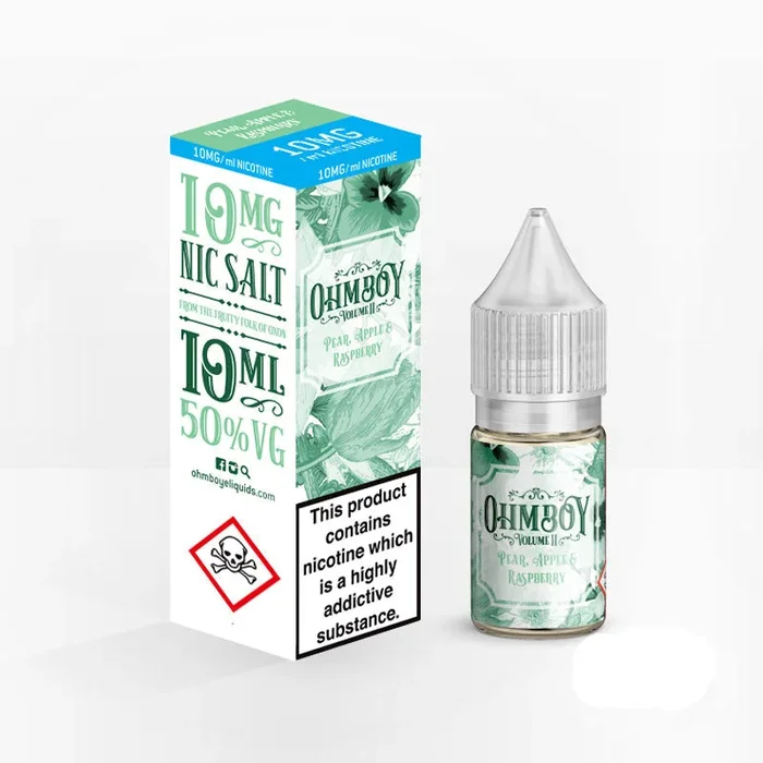 Ohm Boy Volume 2 Pear Apple Raspberry Nic Salt