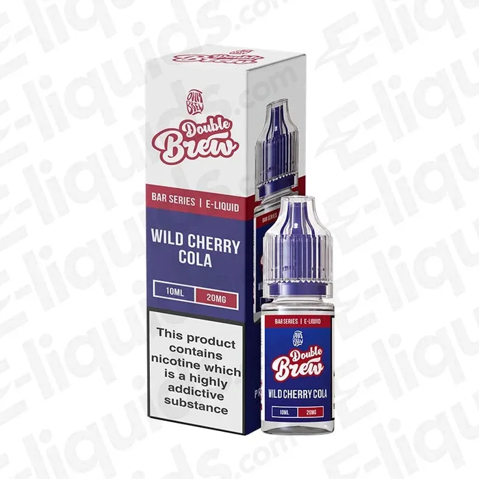 Ohm Brew Wild Cherry Cola Double Brew Bar Series Nicotine Salt Vape Liquid