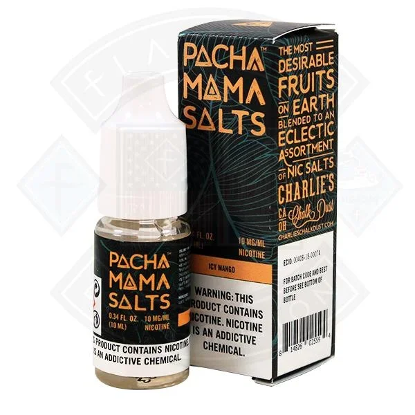 Pacha Mama Salts Icy Mango 10ml E Liquid