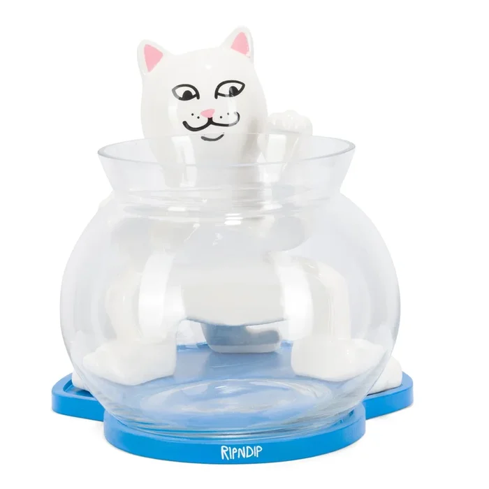 Peeking Nermal Fish Bowl (White)