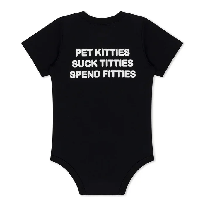 Pet Kitties Onesie (Black)