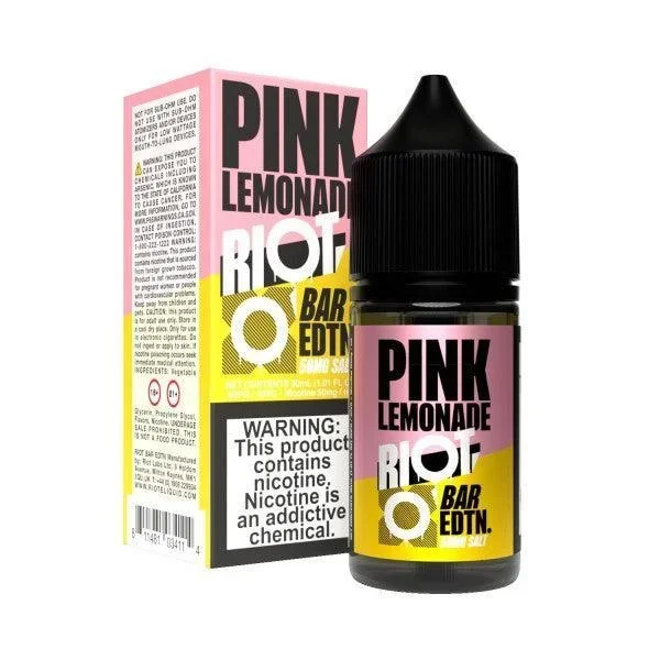Pink Lemonade – Riot Bar EDTN Salt 30mL
