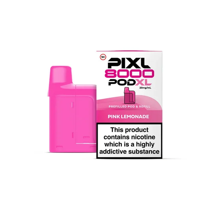 Pixl 8000 Pink Lemonade Replacement Pods