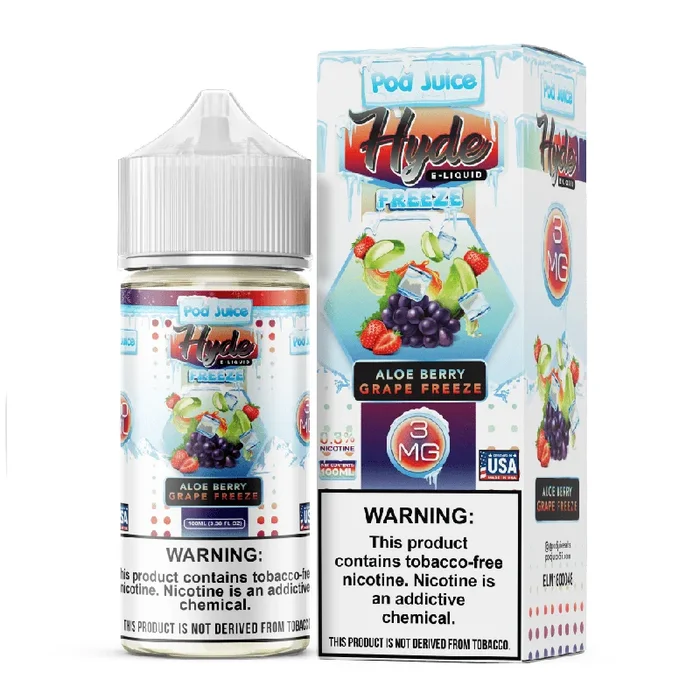 Pod Juice Freebase Nicotine – Aloe Berry Grape Freeze