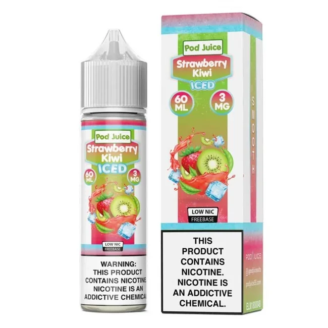 Pod Juice Strawberry Kiwi Iced E-Juice