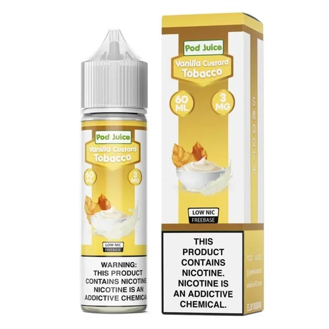 Pod Juice Vanilla Custard Tobacco E-Juice