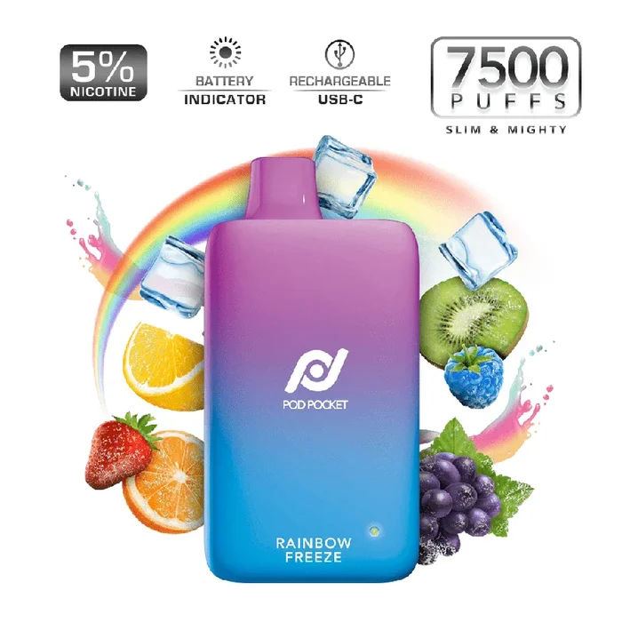Pod Pocket 7500 – Rainbow Freeze