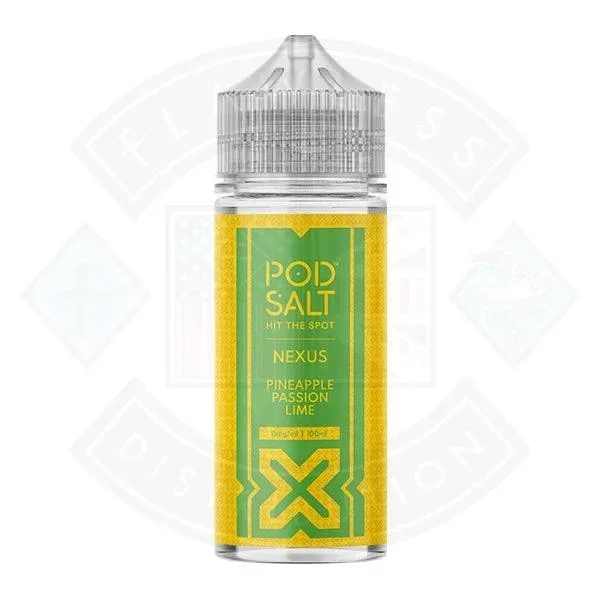 Pod Salt Nexus Pineapple Passion Lime 0mg 100ml E-liquid