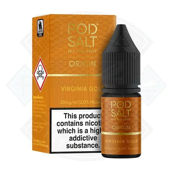 Pod Salt Origin – Virginia Gold 10ml