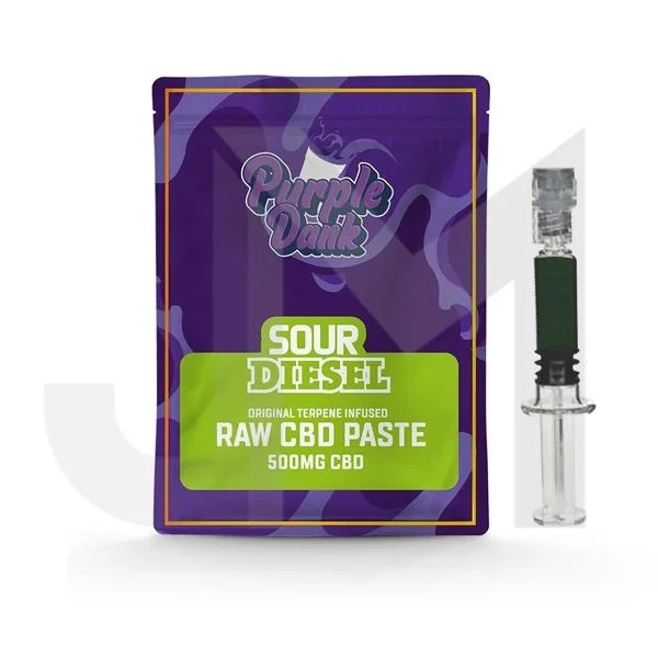 Purple Dank 1000mg CBD Raw Paste with Natural Terpenes – Sour Diesel (BUY 1 GET 1 FREE)
