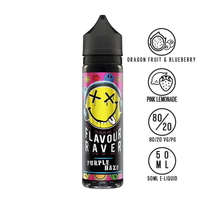 Purple Haze Flavour Raver 50ml Shortfill