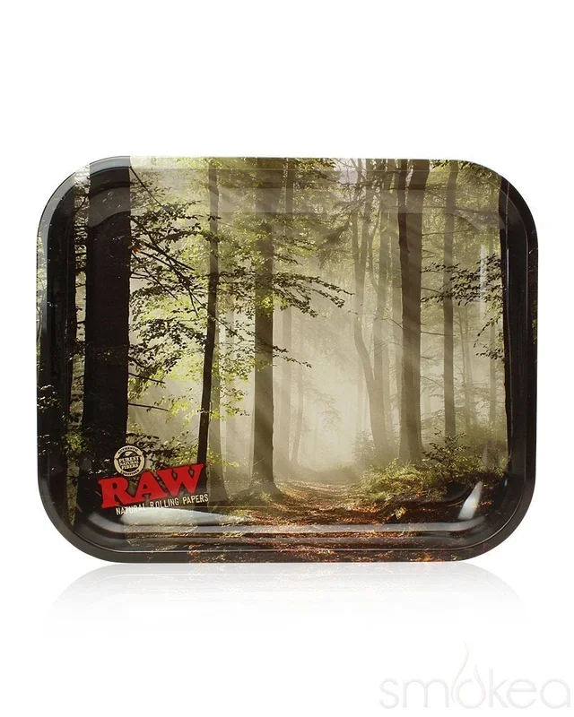Raw Smokey Trees Large Rolling Tray