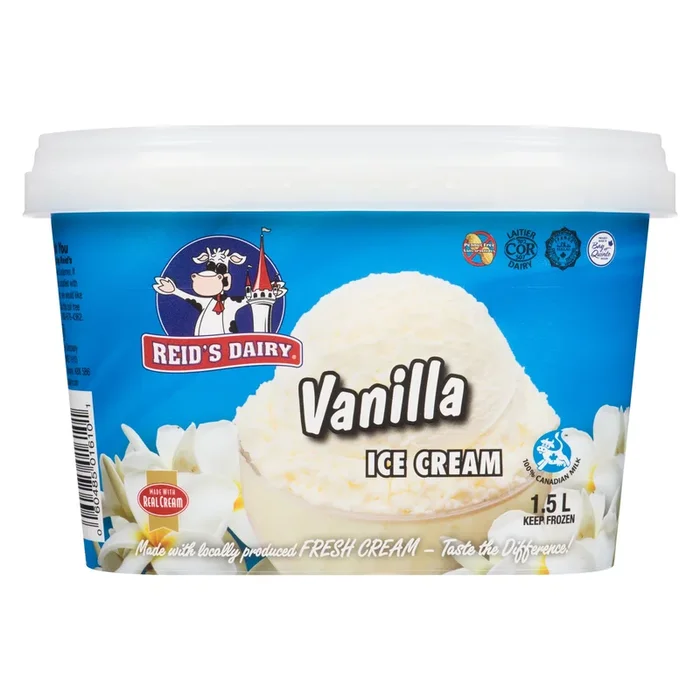 Reid’s Dairy Vanilla Ice Cream, 1.5-L
