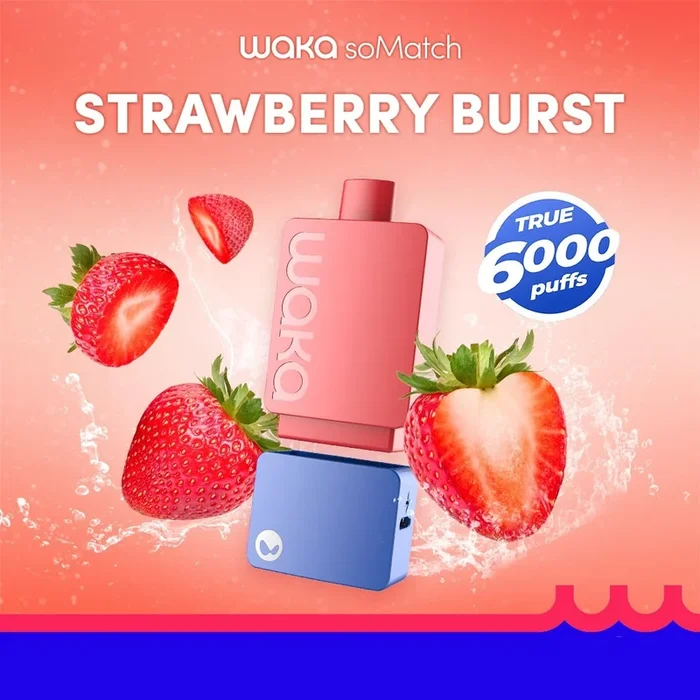 Relx Waka Disposable Strawberry Burst 3%