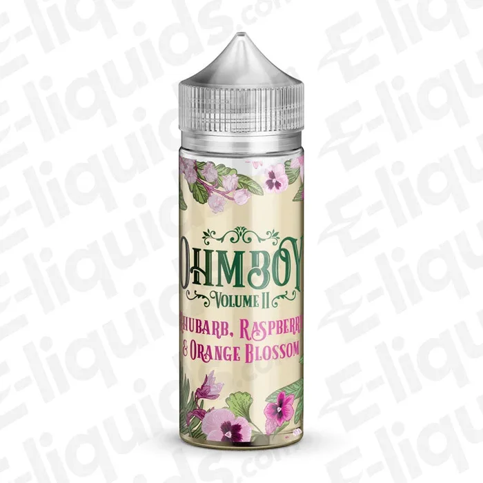 Rhubarb Raspberry Orange Blossom Shortfill Vape Juice by Ohm Boy Vol II