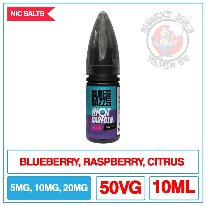 Riot Bar EDTN – Nic Salt – Blue Razz Citrus