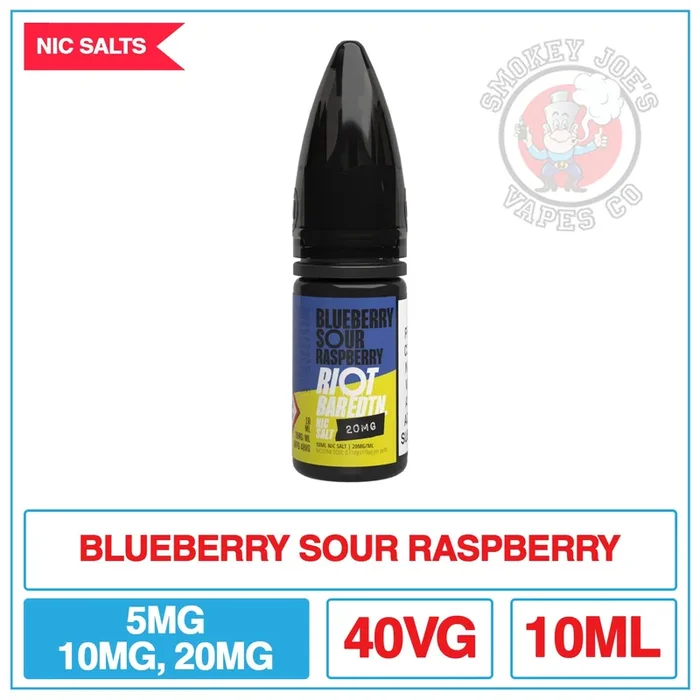 Riot Bar EDTN – Nic Salt – Blueberry Sour Raspberry