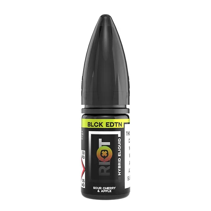 Riot Squad Black Edition Sour Cherry & Apple 10ml Nicotine Salt E-Liquid