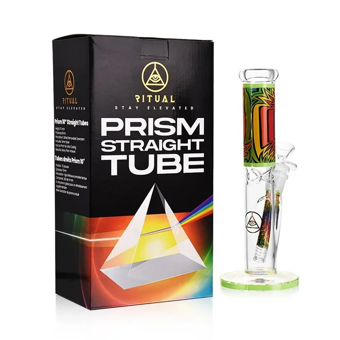 Ritual Smoke Prism 10 ” Straight Tube Lime