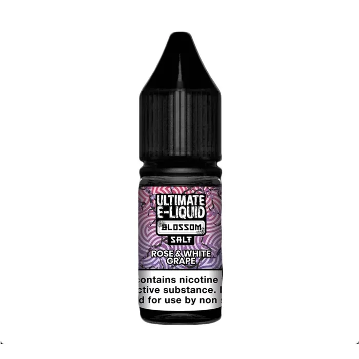 Rose & White Grape Blossom 10ml Nic Salt E-Liquid by Ultimate Juice