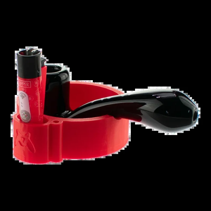 Sherlock pipe stand ash tray + Clipper Lighter